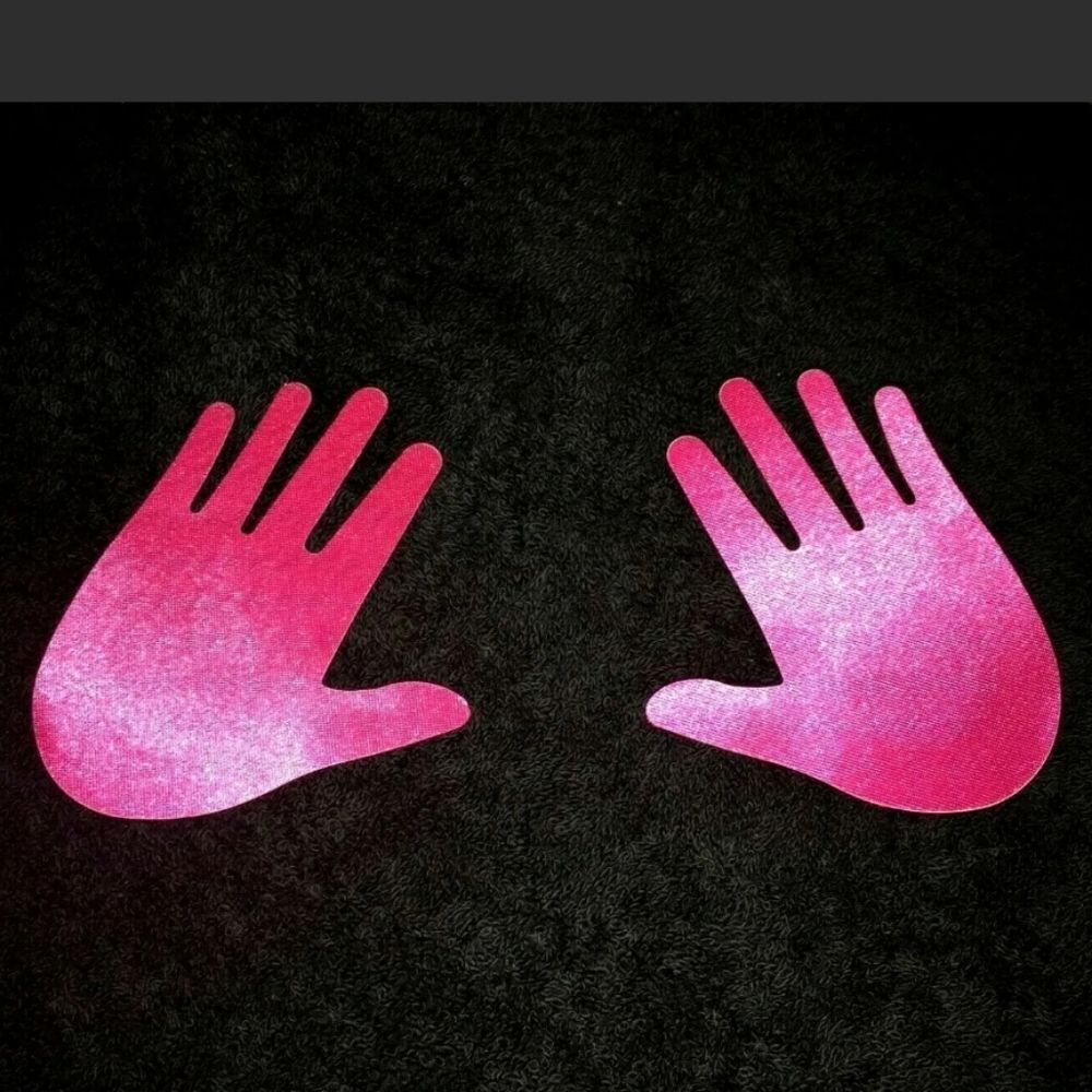 NWOT Pink Hand Pasties